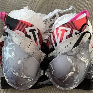 4 PINK Bras 34B